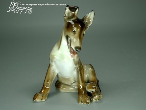 Купить фарфоровые статуэтки Rosenthal, Щенок овчарки, Германия